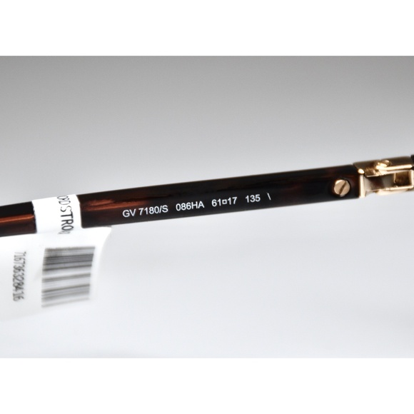 GIVENCHY GV7180/S 086HA TORTOISE HAVANA GRADIENT BROWN ROUND SUNGLASSES. 61mm - Picture 13 of 15